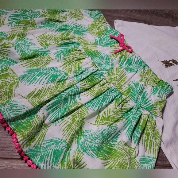 Isaac Mizrahi girl's 2 piece tropical skorts set, graphic tee Size 5/6 - Picture 12 of 12